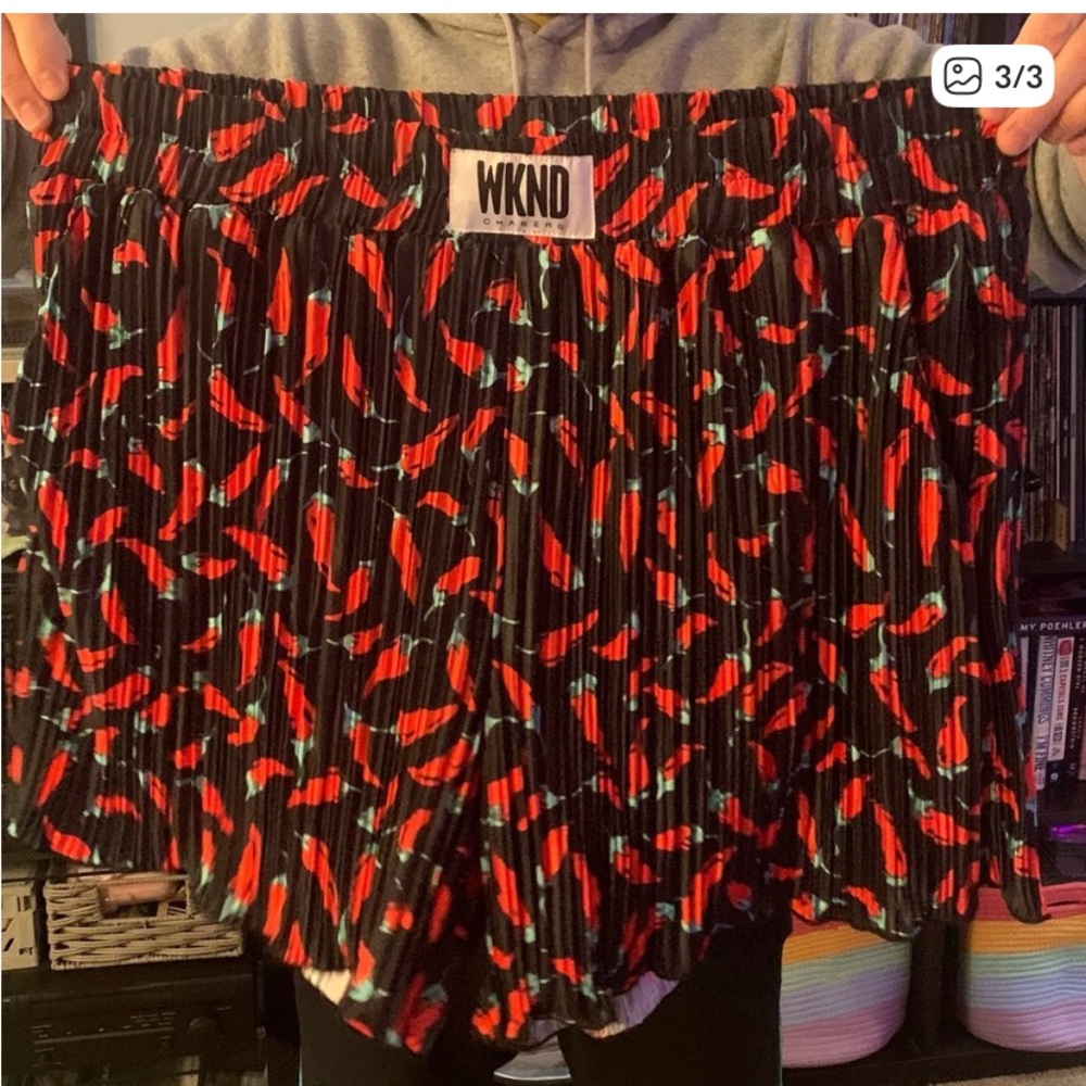 Wknd chasers Black and Red Shorts - NEW never worn